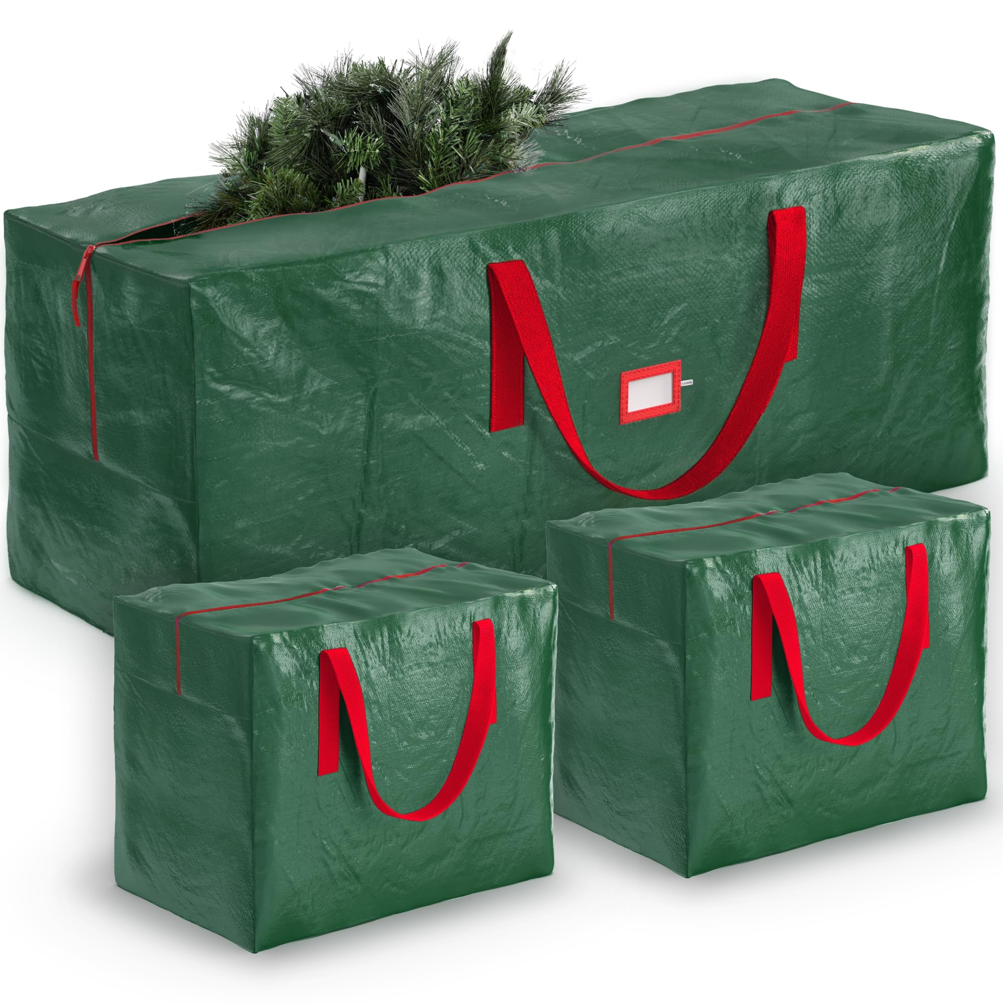 Amazon.com: ZOBER Christmas Tree Storage Bag - With 2 Ornaments
